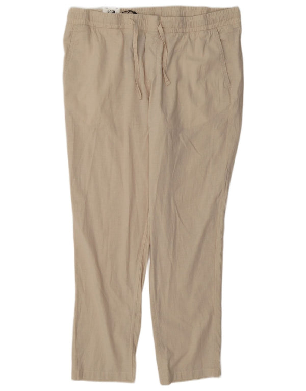 Calça masculina Jack & Jones Carrot Chino XL W38 L30 Algodão Bege