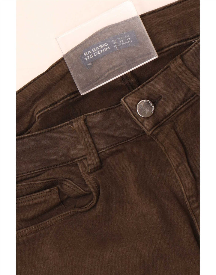 Zara Jeans Skinny Feminino EU 40 Médio W30 L27 Marrom
