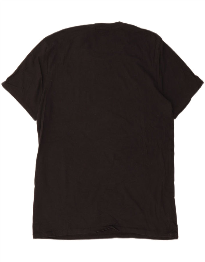 Camiseta gráfica masculina Levi's Top grande de algodão preto