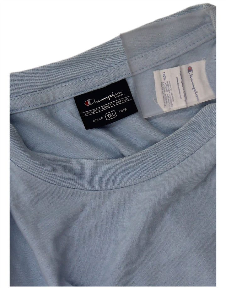 Camiseta masculina Champion Top 2XL Algodão Azul