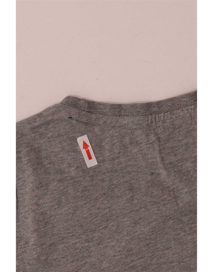 Puma Camiseta Feminina Graphic Top UK 14 Cinza Médio