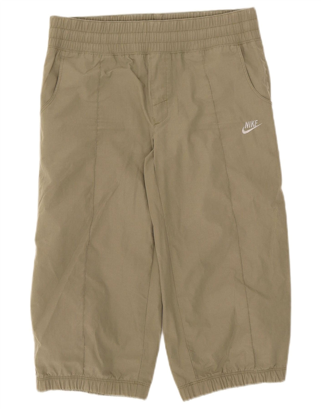 Calça de treino Nike Boys Joggers 12-13 anos grande poliéster cáqui
