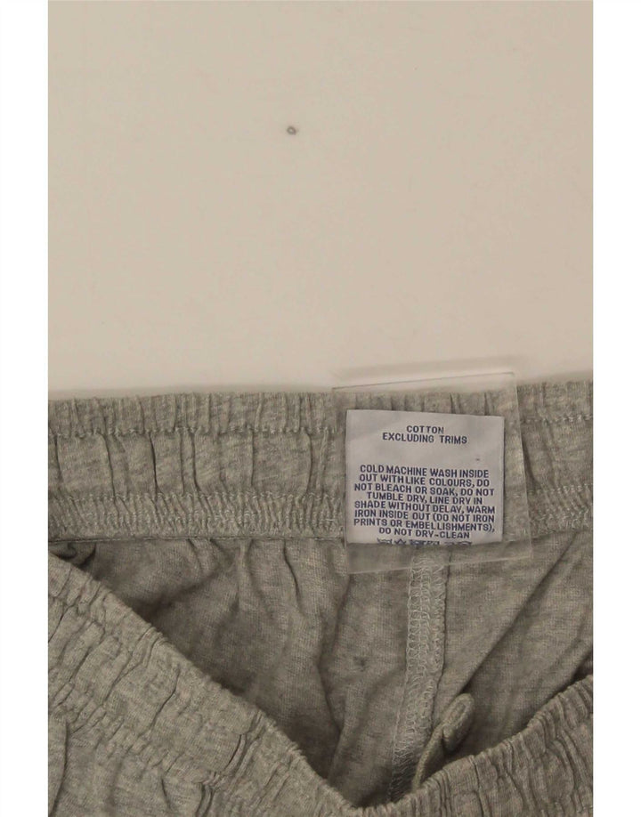 Shorts esportivos gráficos masculinos Champion algodão cinza médio