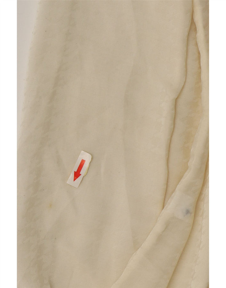 Blusa feminina transparente Gap UK 6 XS poliéster branco