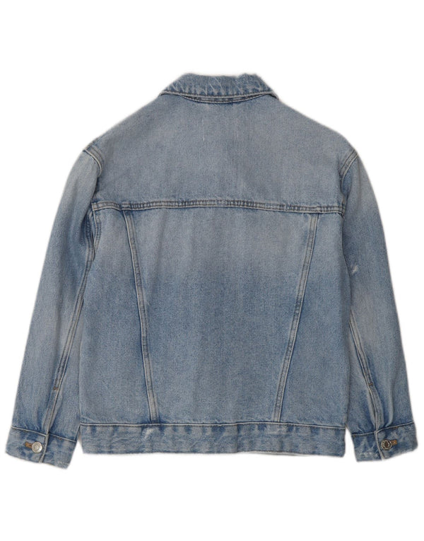 Jaqueta jeans desgastada Zara Girls 9-10 anos azul