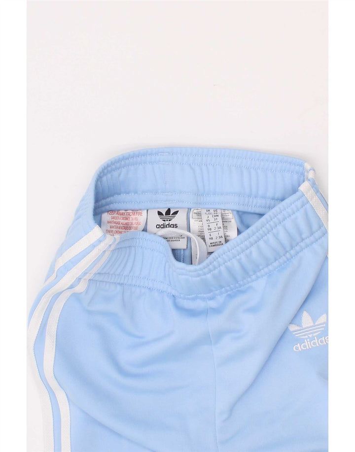 Adidas meninos calças de treino joggers 2-3 anos azul poliéster