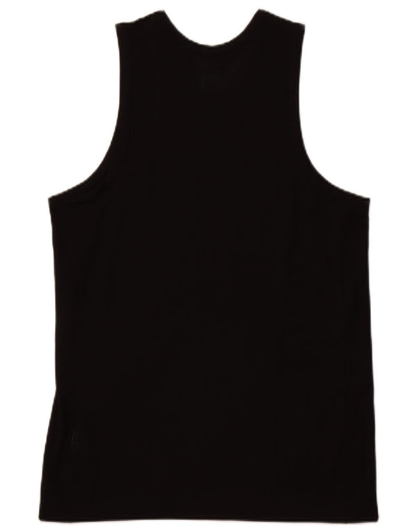 NIKE Mens Dri Fit Graphic Vest Top Médio Preto Poliéster Esportes