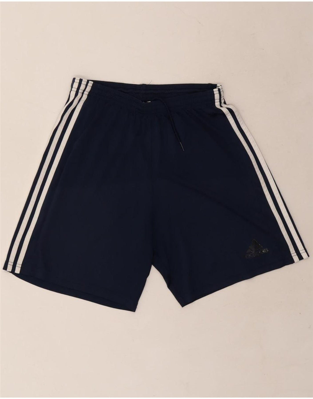 Shorts esportivos masculinos ADIDAS grandes azul marinho