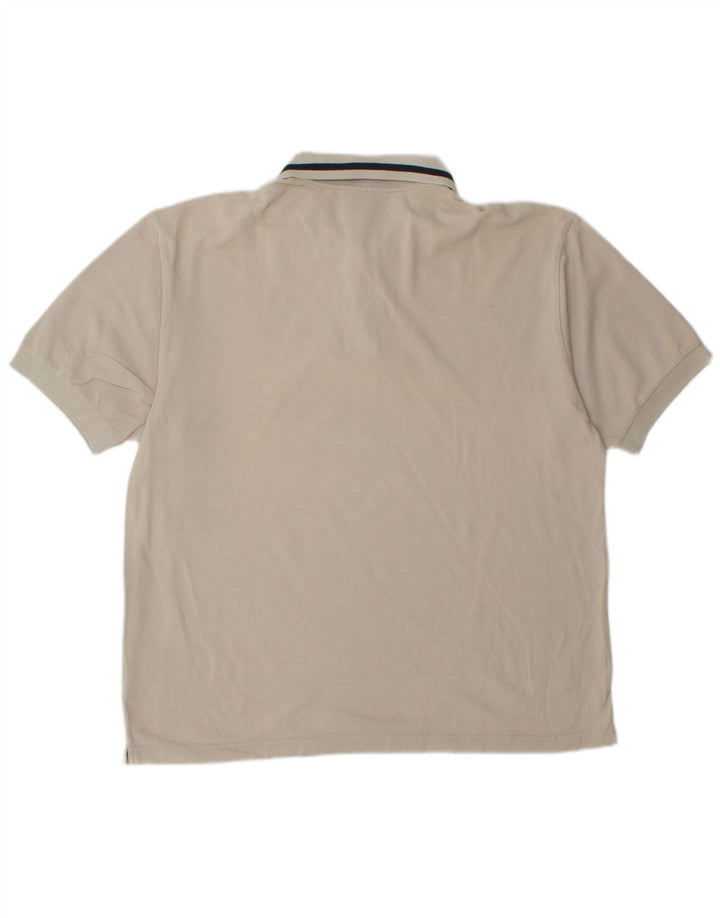 Camisa polo masculina DIADORA grande algodão branco