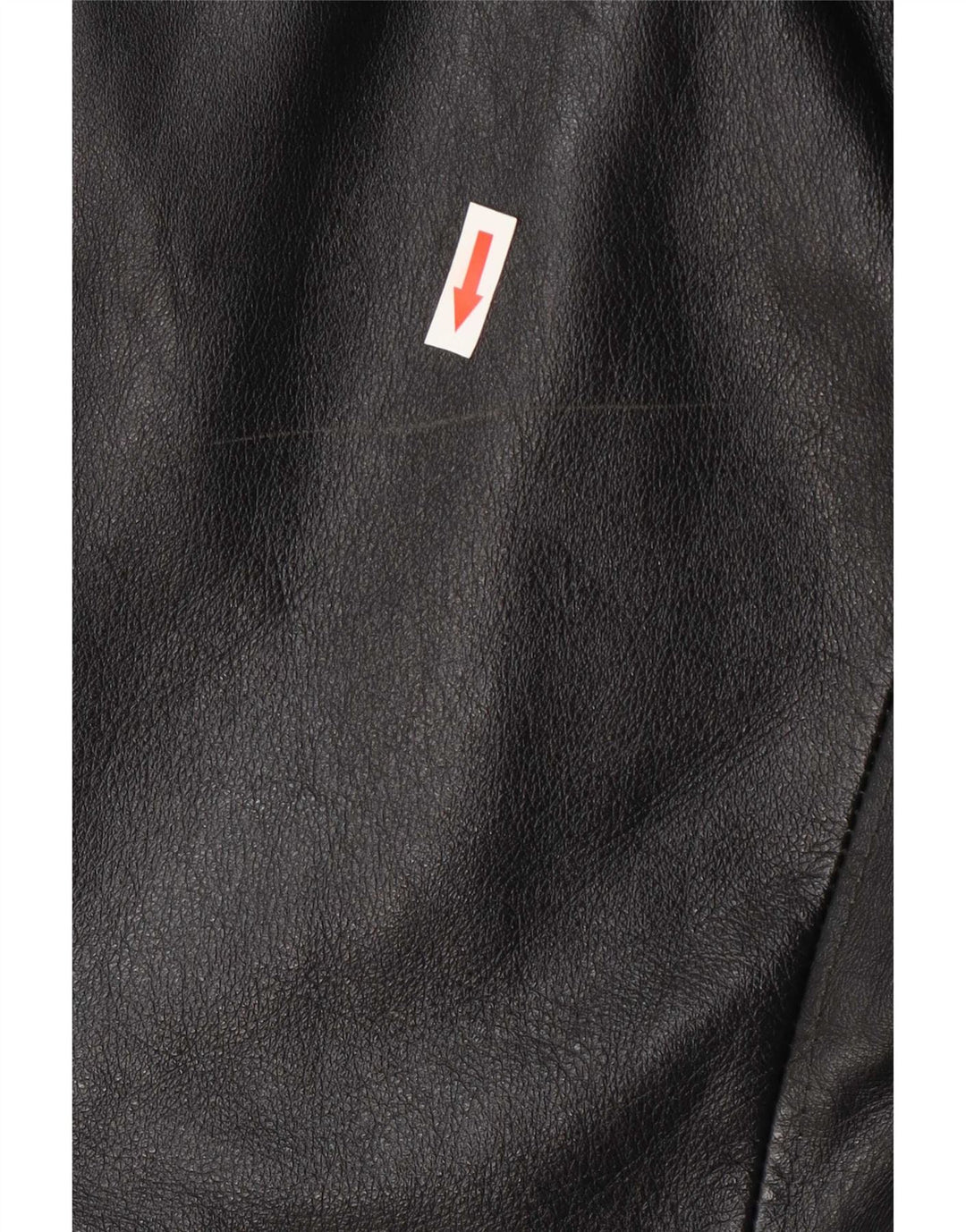 Jaqueta de couro feminina vintage UK 10 pequena preta