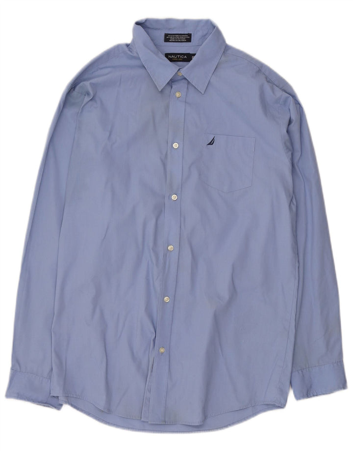 Camisa NAUTICA Boys Regular Fit 15-16 Anos Azul Algodão