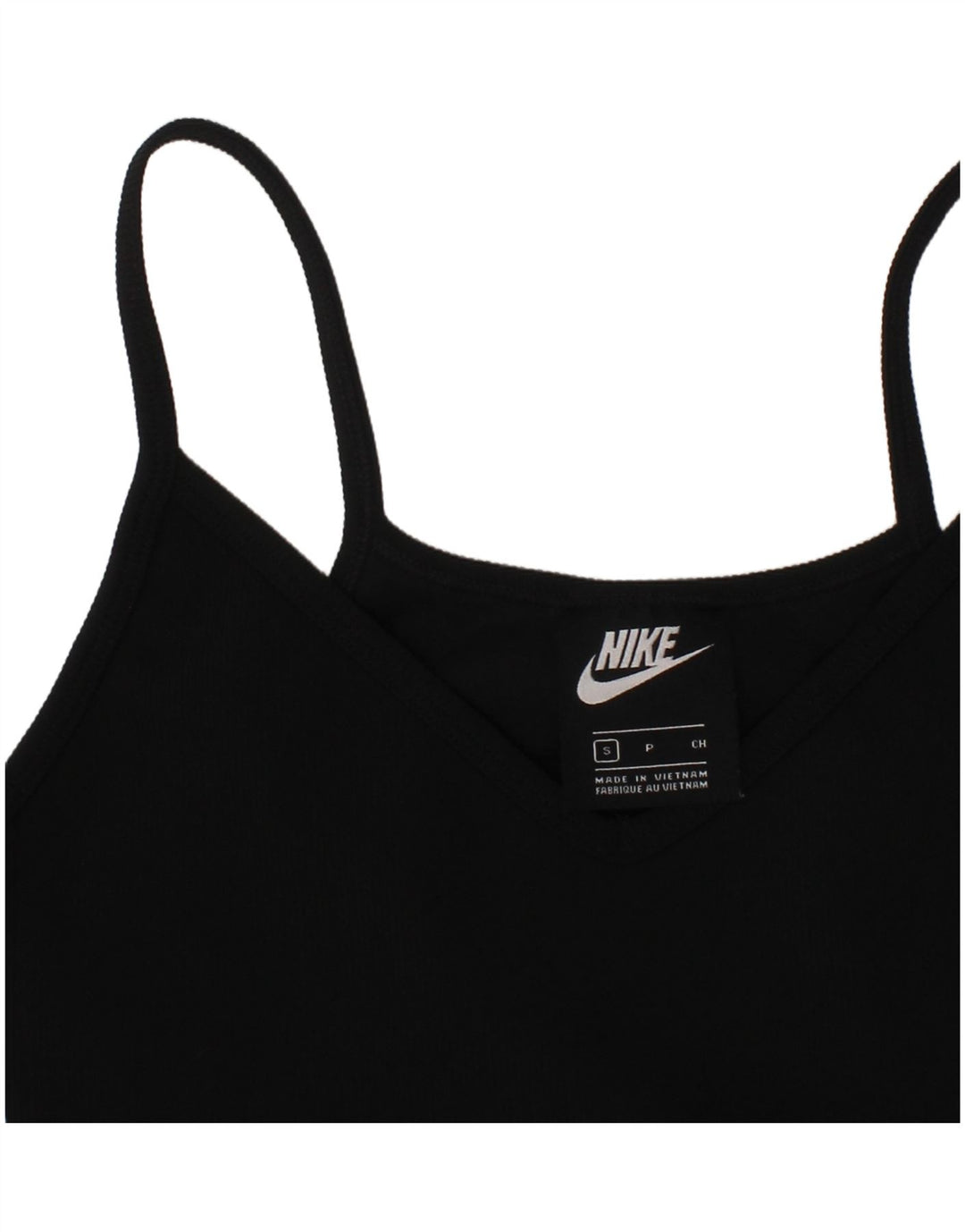 NIKE Womens Sport Bra Graphic Vest Top Small Black