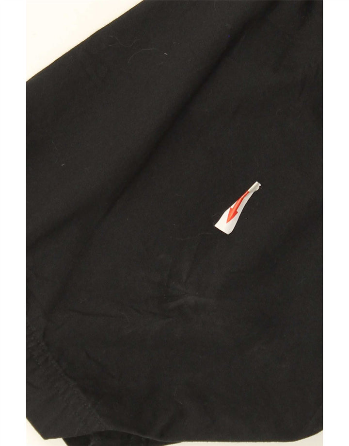 WRANGLER Mens Short Sleeve Shirt Large Black Cotton