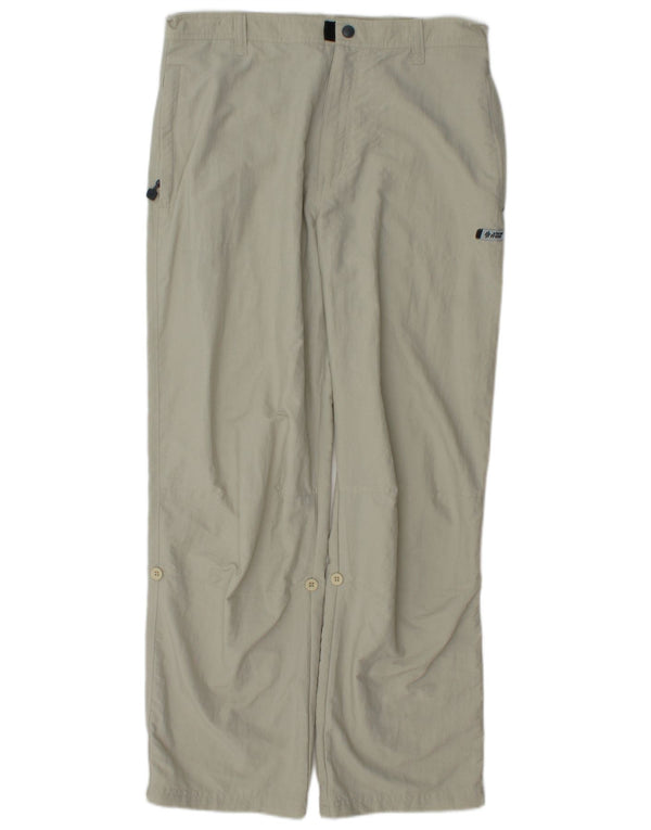 Calça de caminhada feminina Marks & Spencer W32 L29 poliamida verde