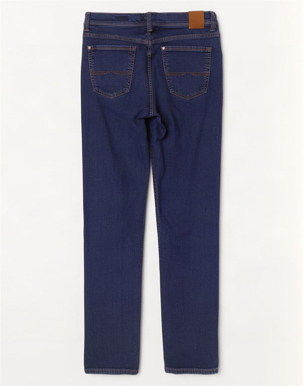 Pioneer Mens Slim Jeans W36 L32 Azul Algodão