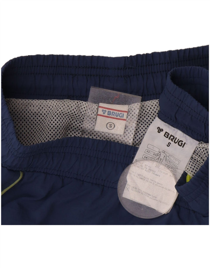 Shorts de natação masculino Brugi pequeno azul marinho poliamida