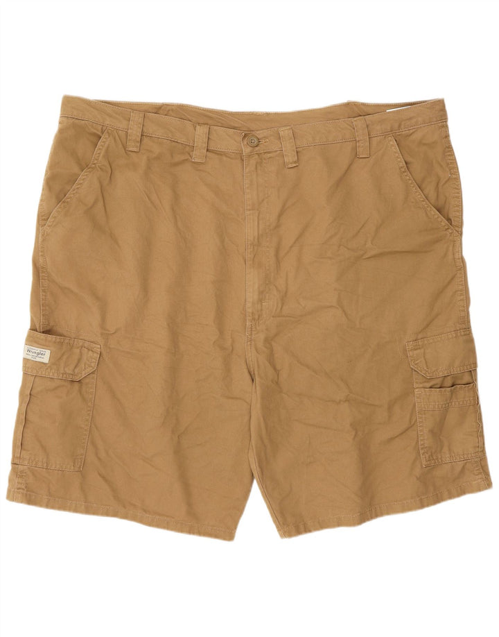 Shorts cargo masculino Wrangler W46 3XL algodão bege
