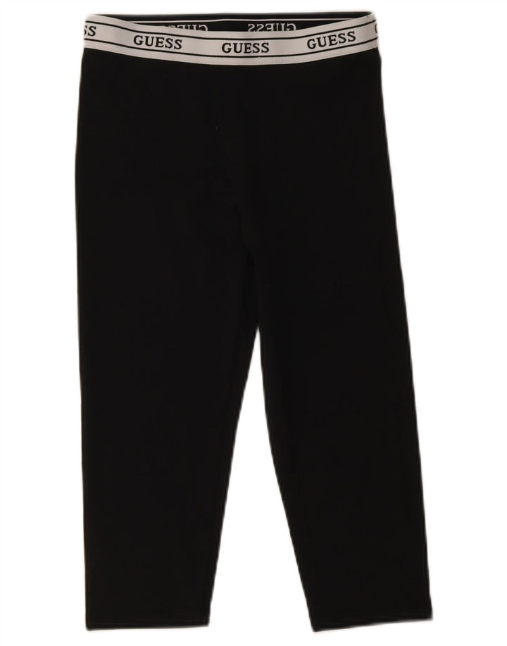 Guess Womens Capri Leggings UK 10 Pequeno Modal Preto
