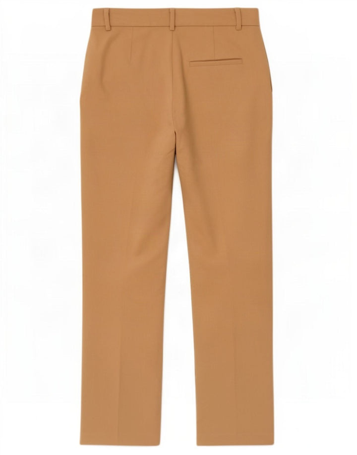 Calça feminina Zara Pegged Suit Médio W28 L31 Poliéster Bege
