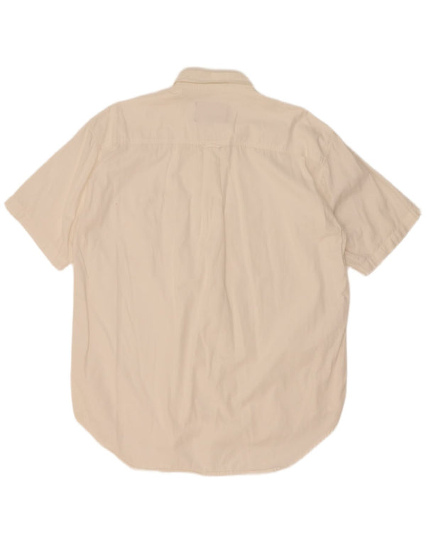 Camisa masculina de manga curta Marlboro Classics XL algodão branco