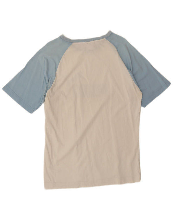 Camiseta masculina Puma Graphic Top grande bloco colorido branco