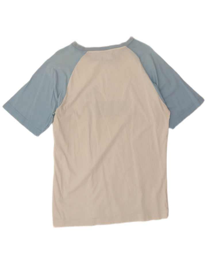 Camiseta masculina Puma Graphic Top grande bloco colorido branco