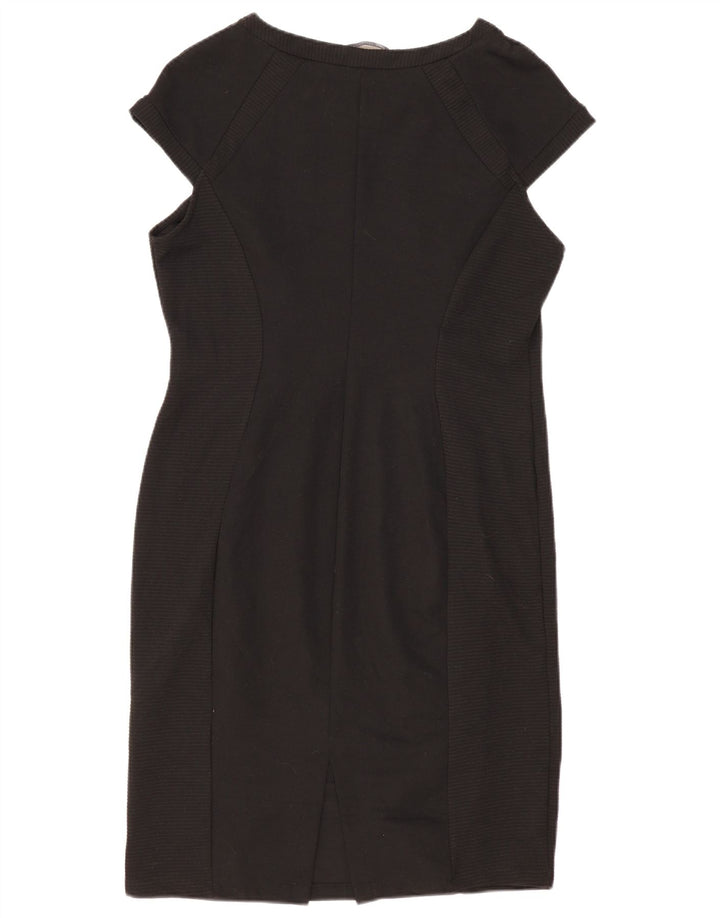 Vestido bainha feminino Marks & Spencer UK 18 XL preto poliéster