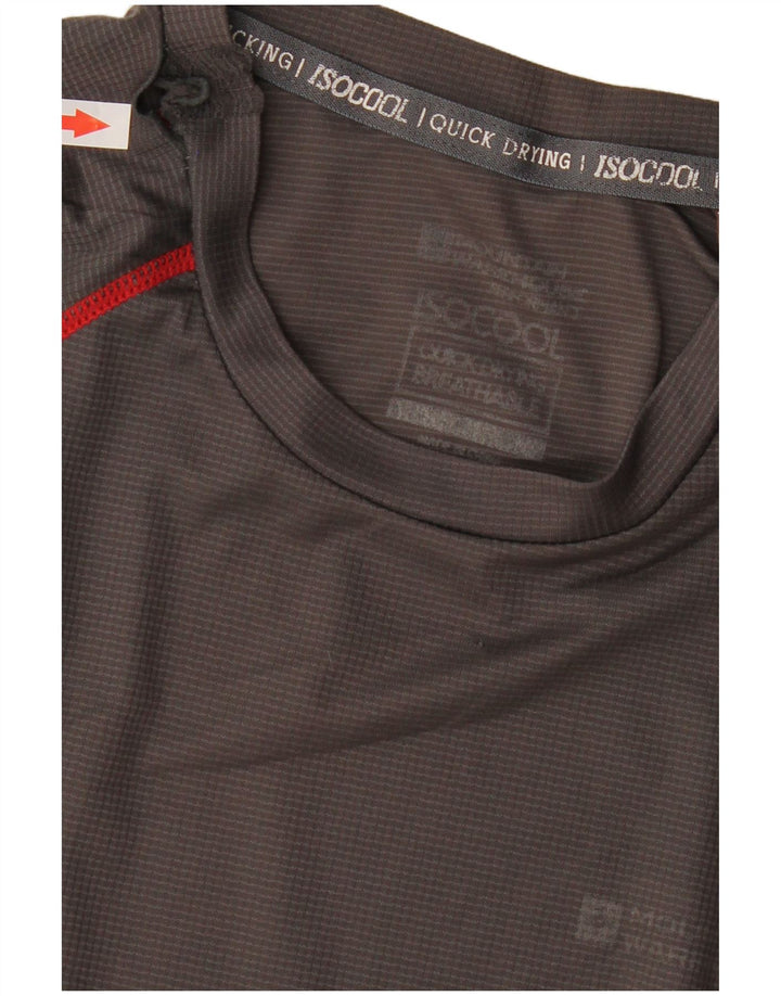 MOUNTAIN WAREHOUSE Camiseta masculina pequena xadrez cinza