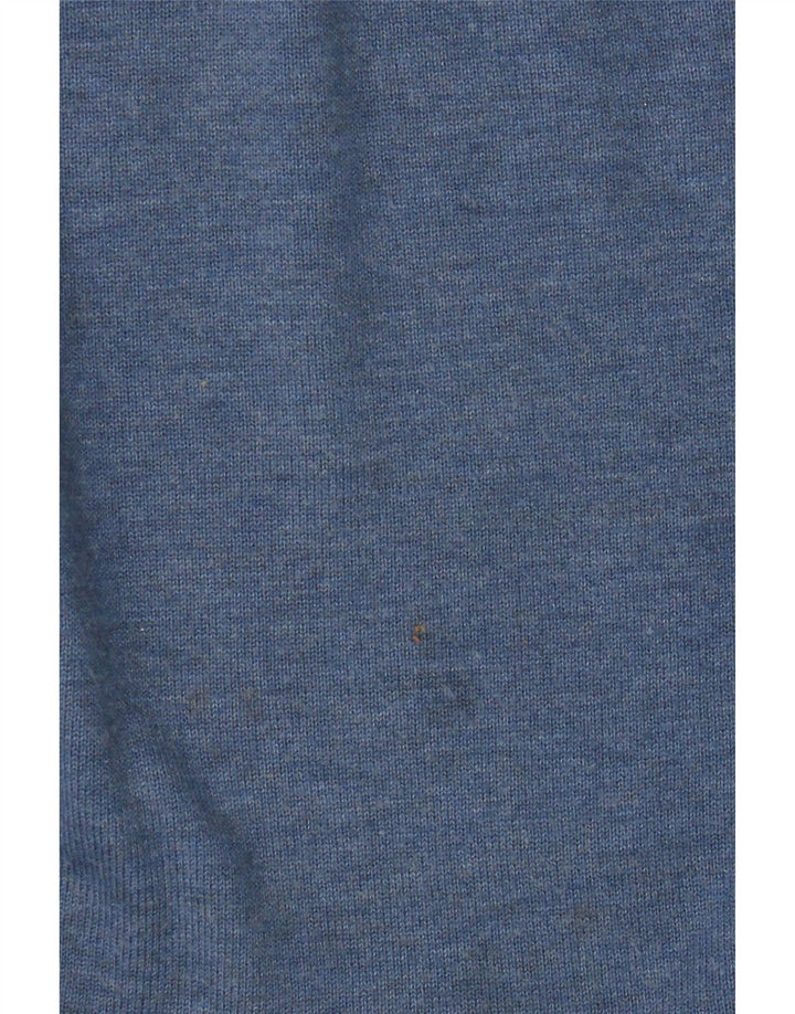 Suéter masculino Calvin Klein com gola redonda e algodão azul médio