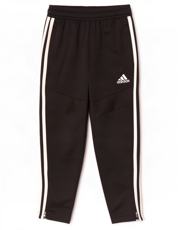 Calças de treino Adidas meninos 5-6 anos preto poliéster