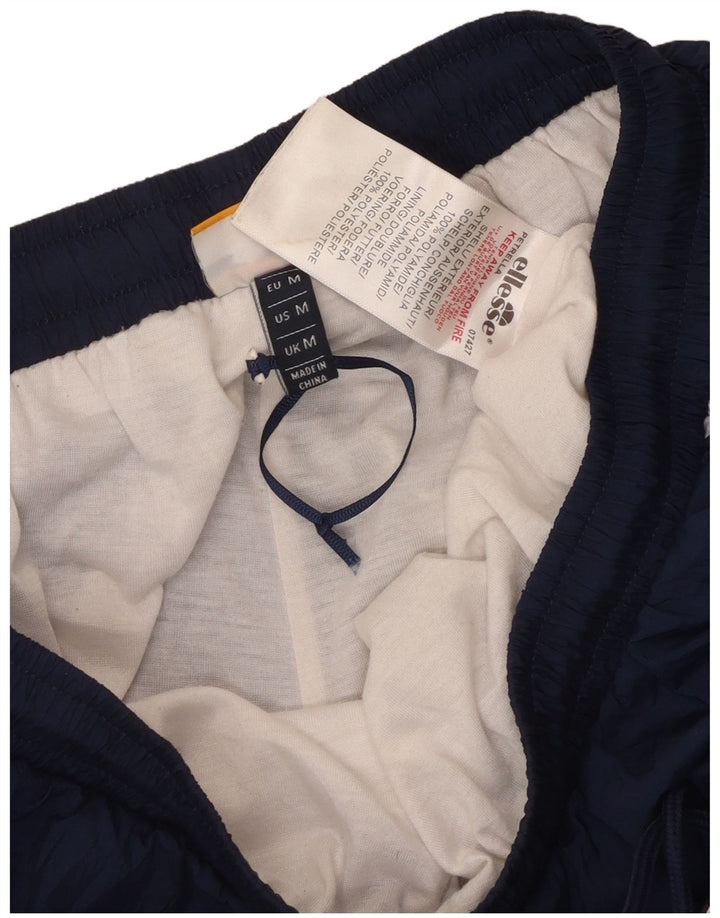 Calça de treino masculina Ellesse Joggers médio azul marinho colorblock