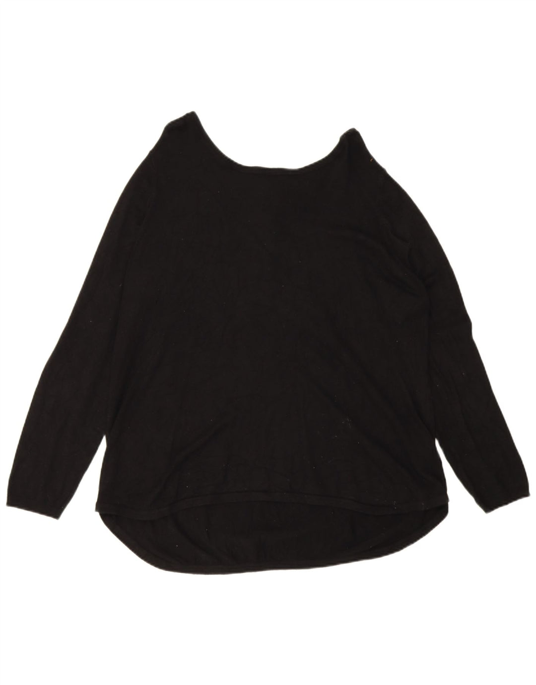 Suéter feminino Marks & Spencer com zíper e gola em viscose preta grande Reino Unido 16