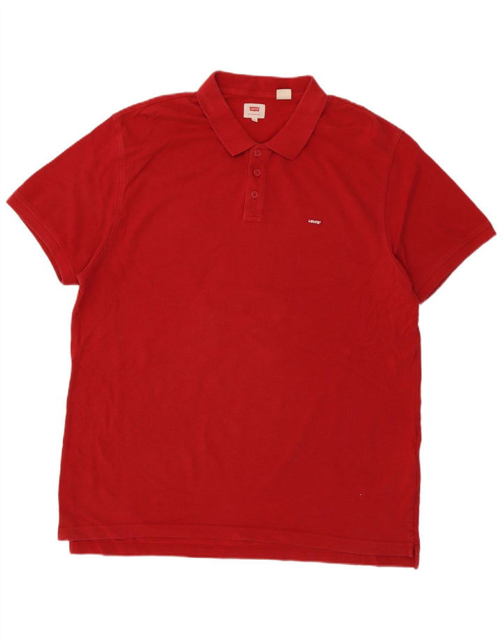 Camisa polo masculina Levi's 2XL algodão vermelho