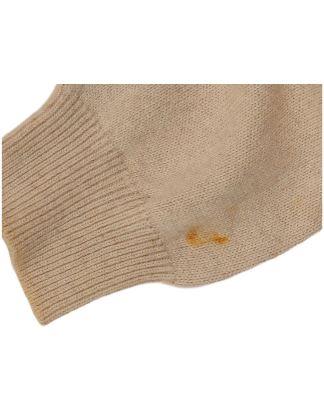 Suéter cardigã masculino Malagrida grande viscose bege