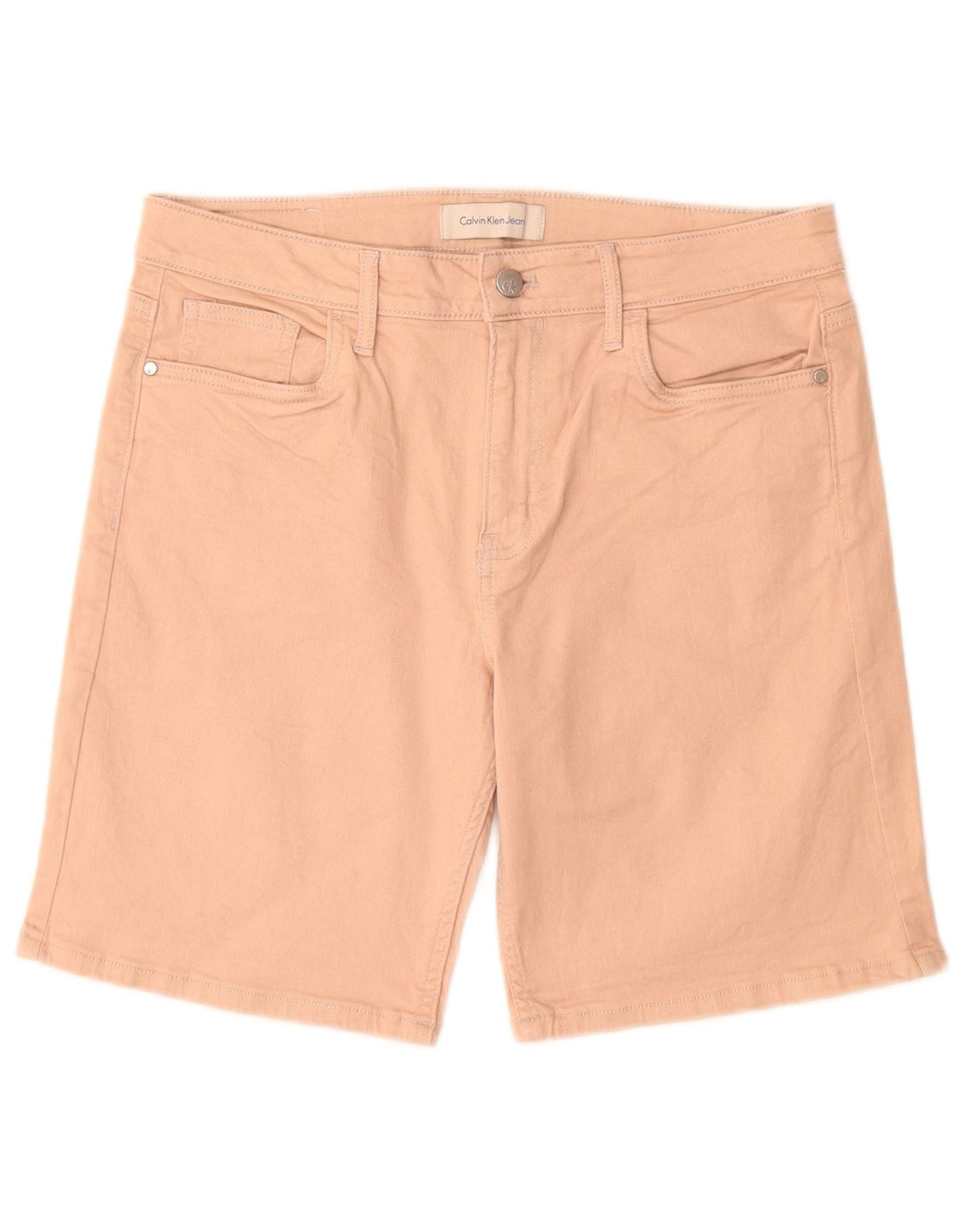 Shorts jeans masculino Calvin Klein W31 algodão rosa médio