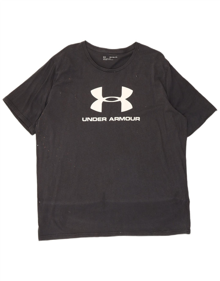 Camiseta gráfica masculina Under Armour Top 2XL preta
