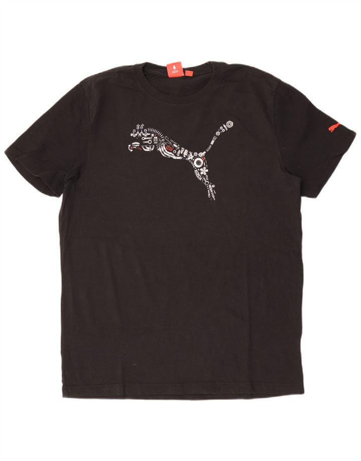 Puma Camiseta Masculina Graphic Top Grande Preto