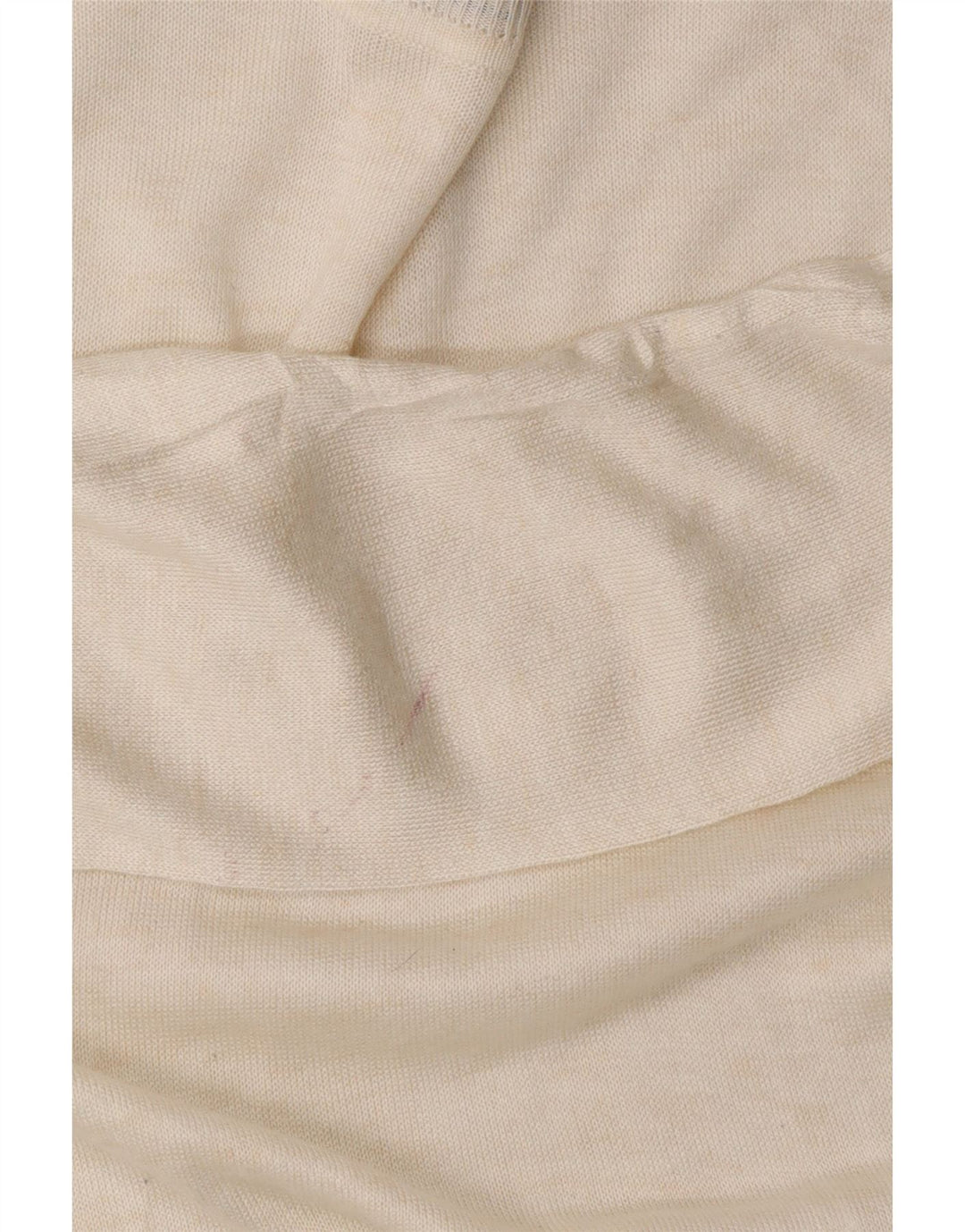 Suéter feminino ZARA com gola canoa UK 14 médio branco