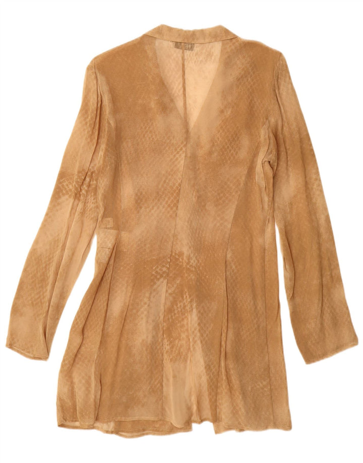 Conjunto feminino Marella de 2 peças IT 42 Viscose com estampa animal bege médio