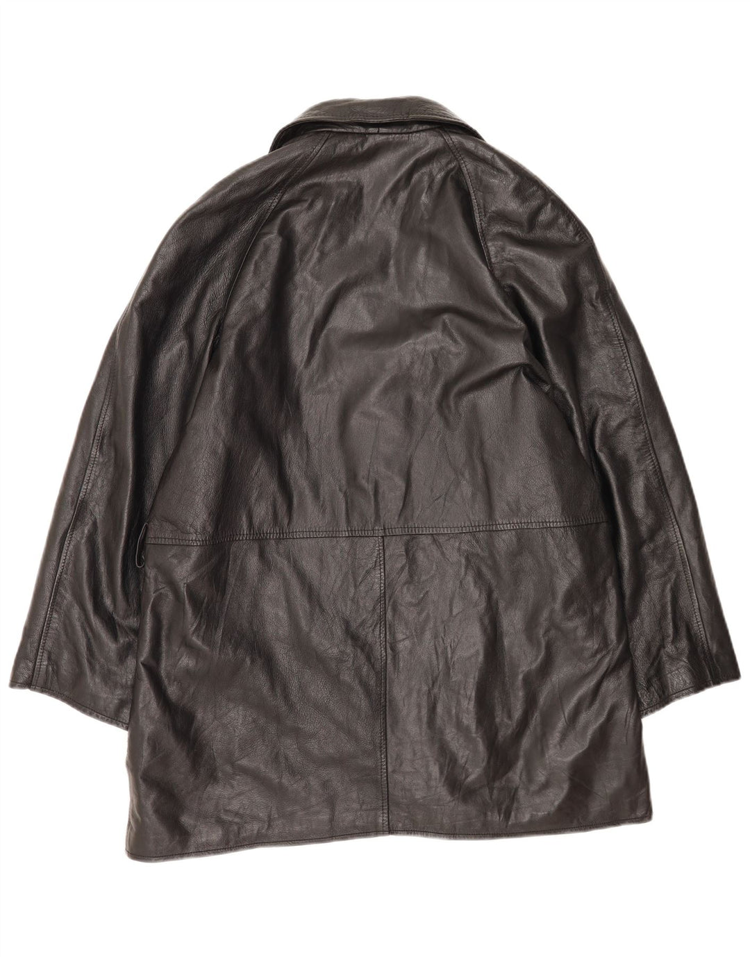 Jaqueta de couro feminina Mary Anne UK 18 XL preta
