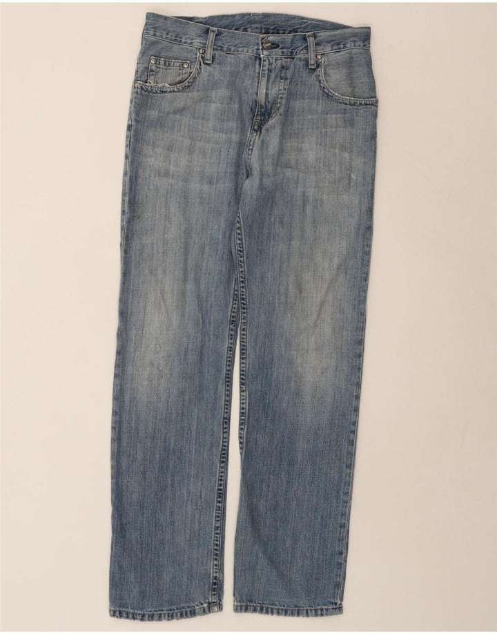 CARHARTT Mens Jeans Slim W30 L32 Azul Algodão