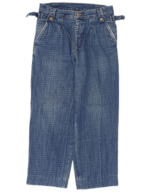 Carrera Mens Straight Jeans W32 L26 Azul Algodão