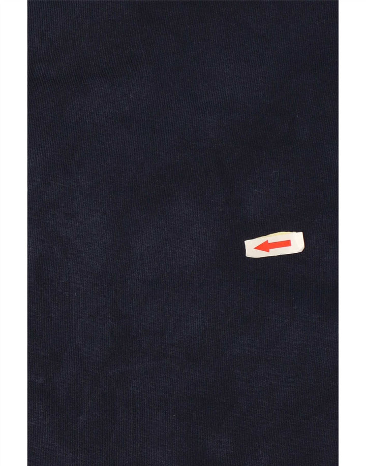 Lacoste moletom gráfico masculino jumper tamanho 4 médio azul marinho colorblock