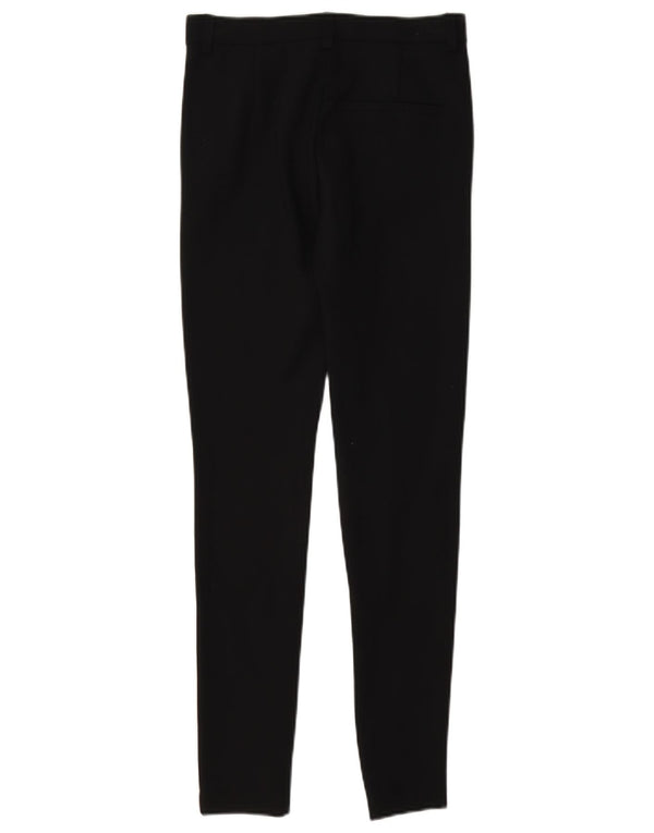 Calça feminina Zara Trafaluc skinny casual XS W24 L28 preta viscose