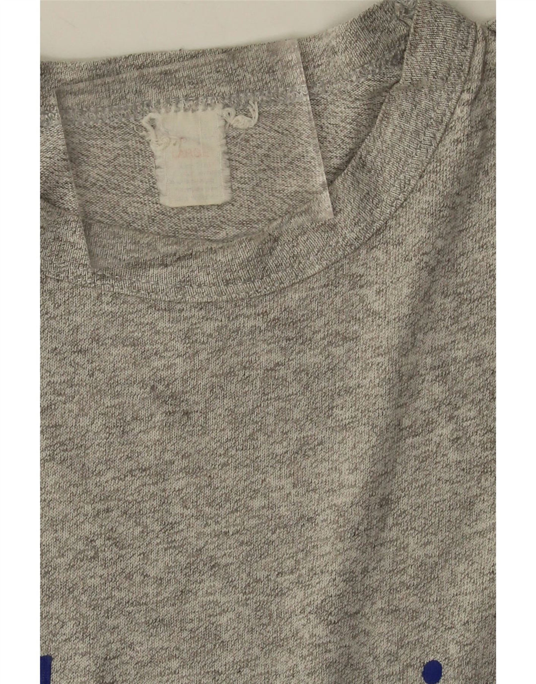 Camiseta masculina estampada Champion grande cinza manchado