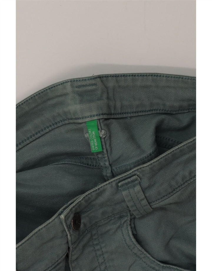 Shorts jeans feminino BENETTON W32 grande verde