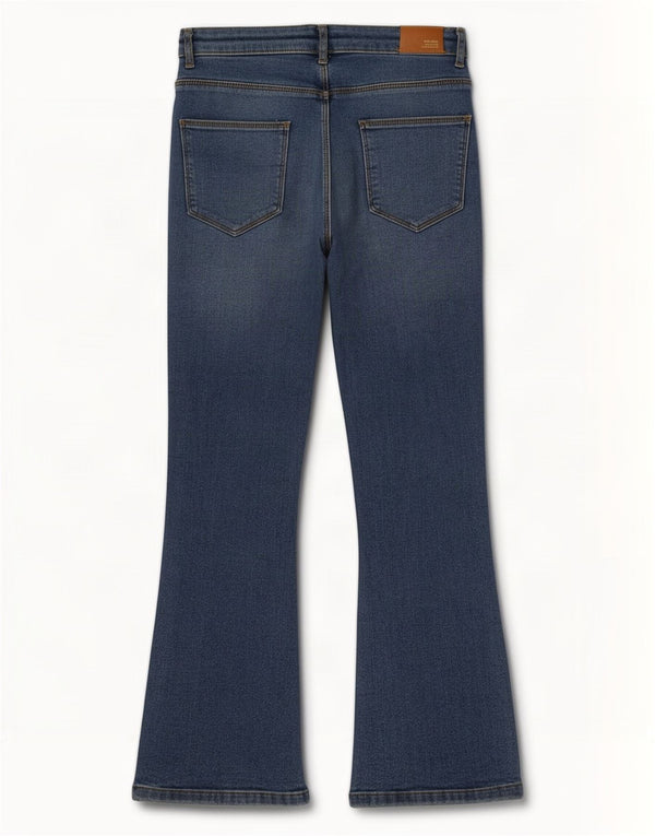 Zara Girls Bootcut Jeans 13-14 anos W28 L25 Azul Algodão