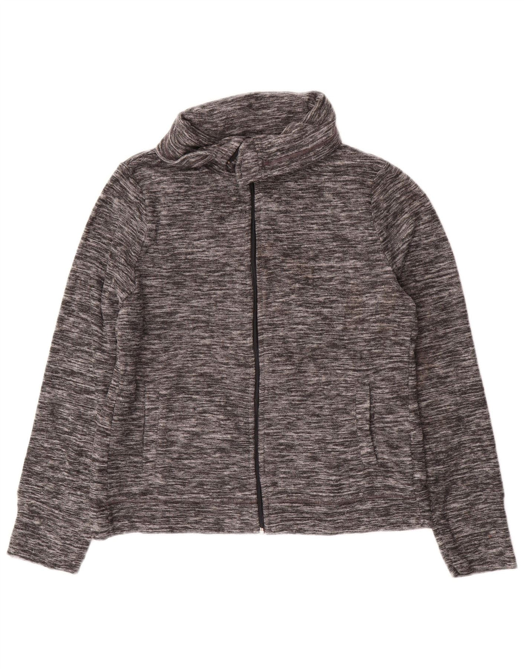 CALVIN KLEIN Jaqueta feminina de lã de desempenho UK 14 cinza médio manchado