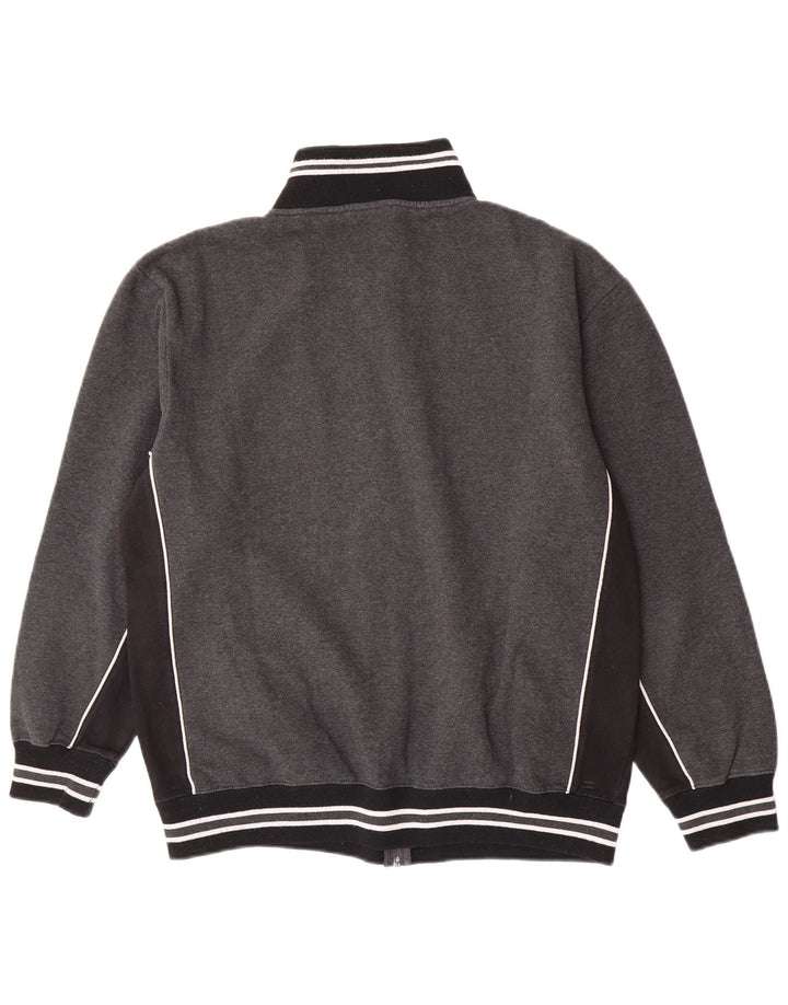 Jaqueta masculina Fila Graphic Tracksuit Top grande bloco cinza