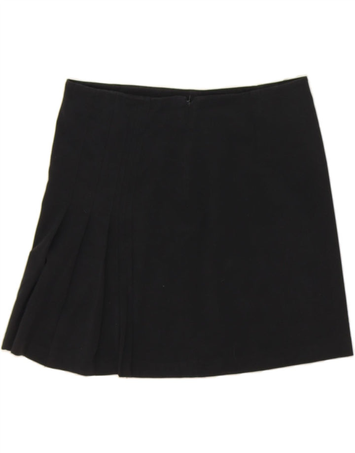 MOSSIMO Womens Mini Skirt US 12 Large W34 Black Polyester Vintage Mossimo and Second-Hand Mossimo from Messina Hembry 